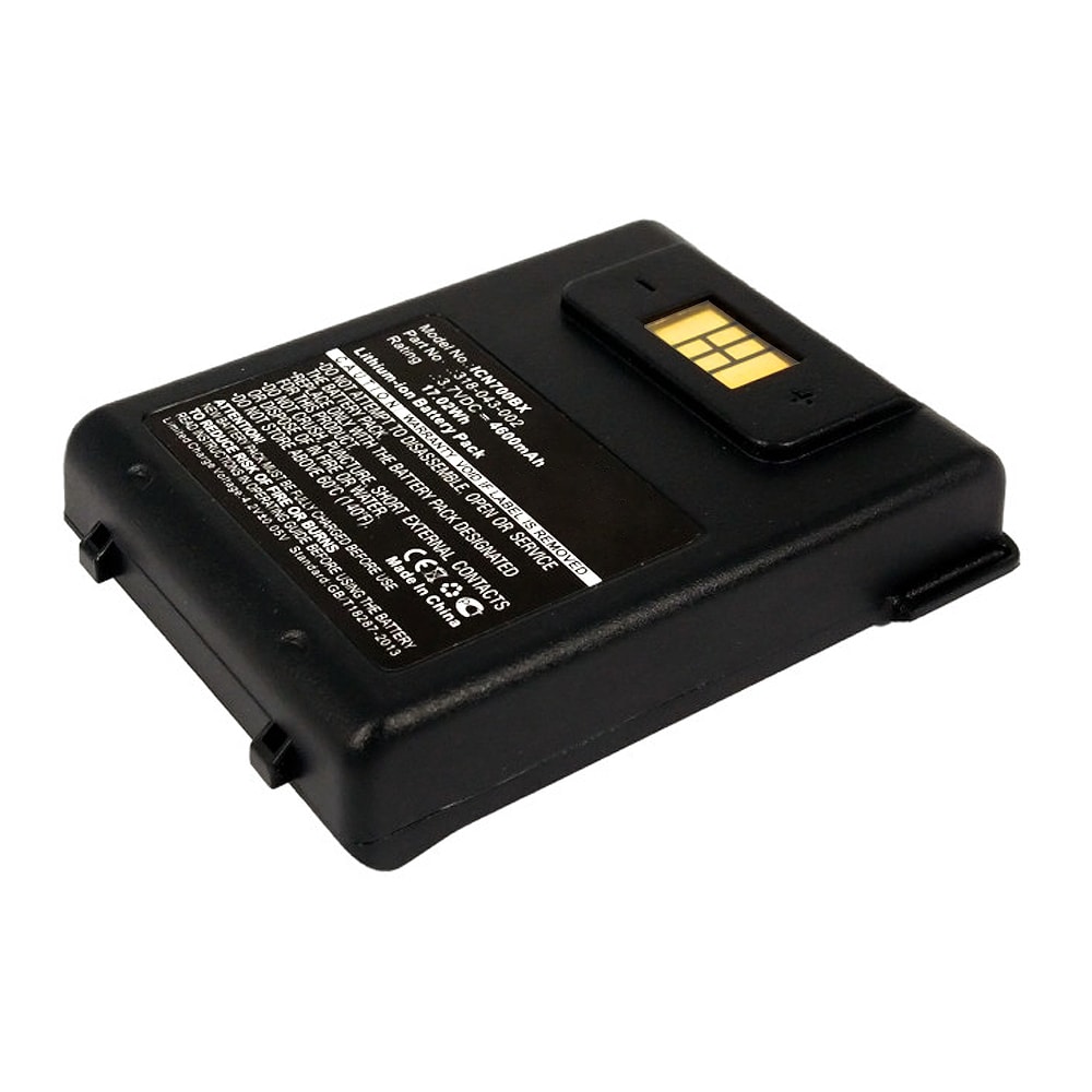 1000AB01 Batteri för Intermec CN70, Intermec CN70e streckkodsläsare, barcode scanner - ersättningsbatteri med 4600mAh