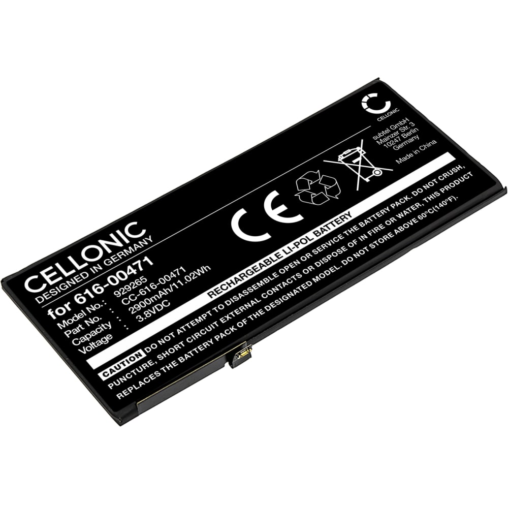 Batteri for Apple iPhone Xr, 616-00471 2900mAh fra CELLONIC