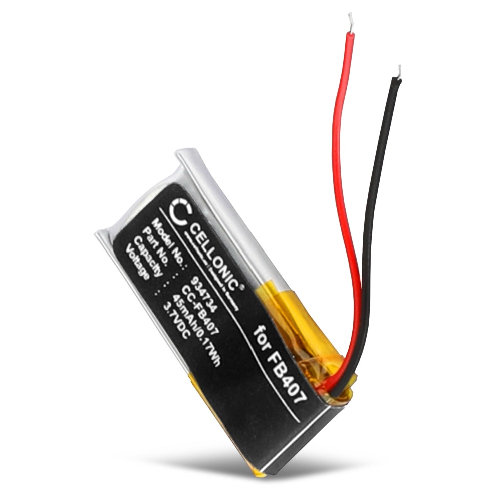 Bateria FitBit FB407 45mAh - FB407, Batería larga duración para smartwatch FitBit Alta HR