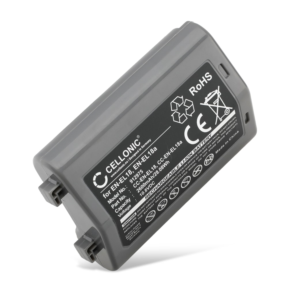 Kamera Batteri til Nikon D4s D4 D5 D6 MB-D17 - EN-EL18 EN-EL18a EN EL18a 2600mAh Udskiftsningsbatteri til kamera