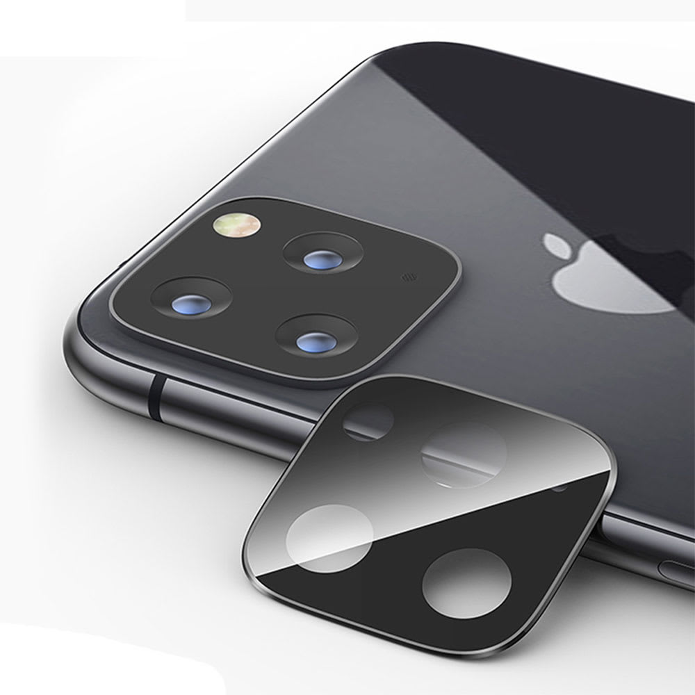 9H Linsskydd / kameraskydd 0,33mm för Apple iPhone 11 Pro / 11 Pro Max mobil-lins - Skyddar mobiltelefonens kameralins, Full Glue kamera-skyddsglas för smartphone