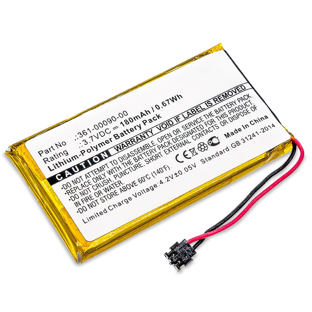 Batterij compatibel met Garmin VivoActive HR - 361-00090-00 180mAh vervangende accu reservebatterij extra energie