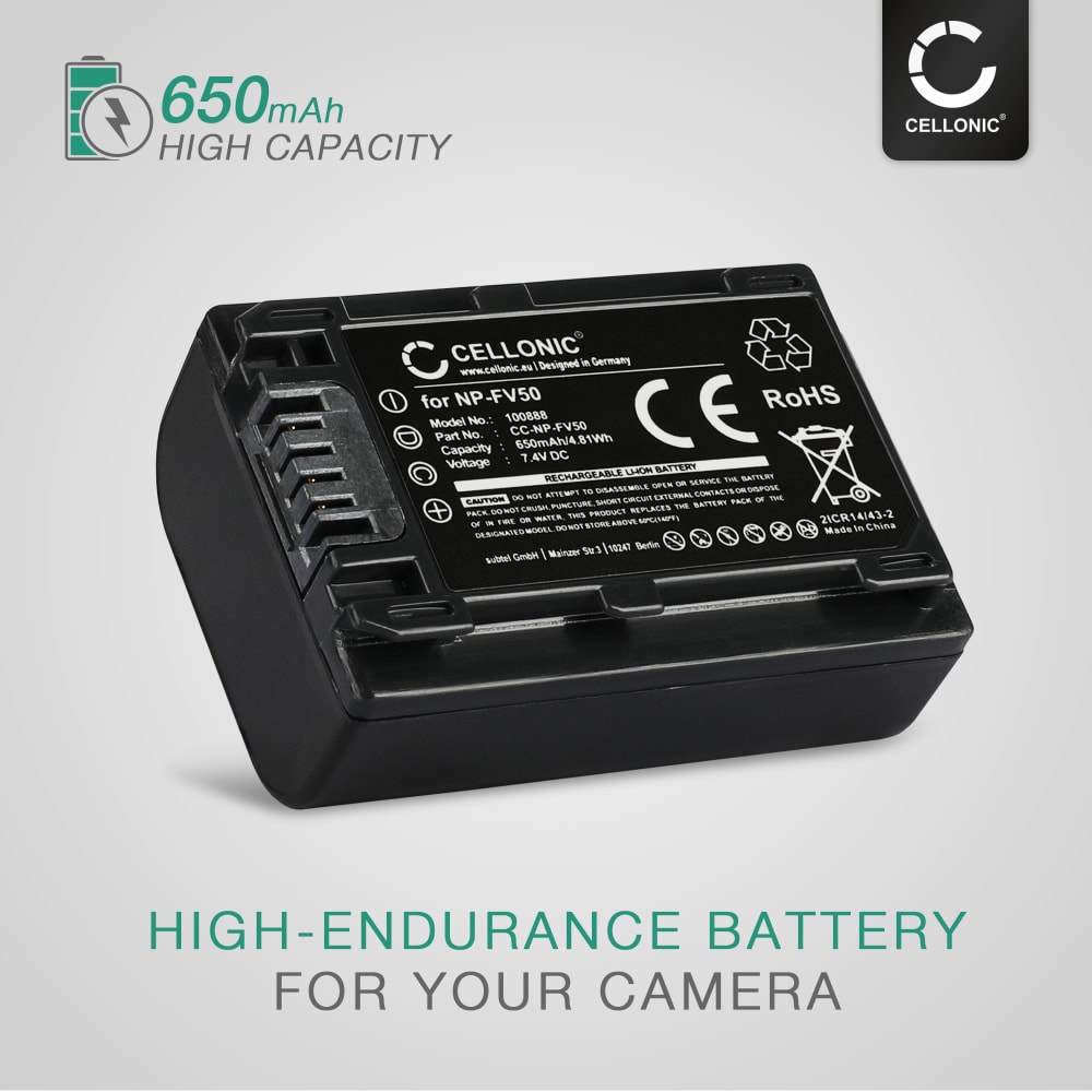 NP FV50 Sony Handycam Battery for Sony HDR CX220