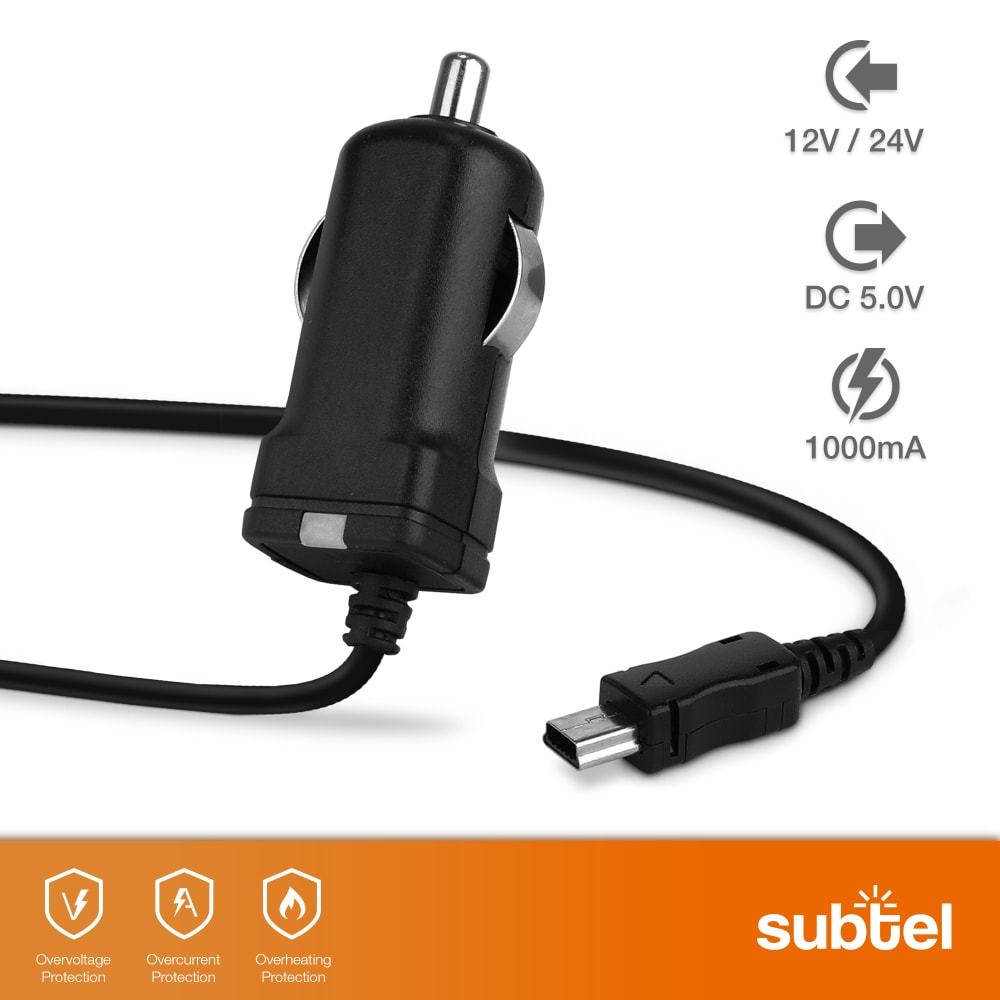 In Car Sat Nav Charger for Garmin Edge, Drive, DriveAssist, DriveSmart