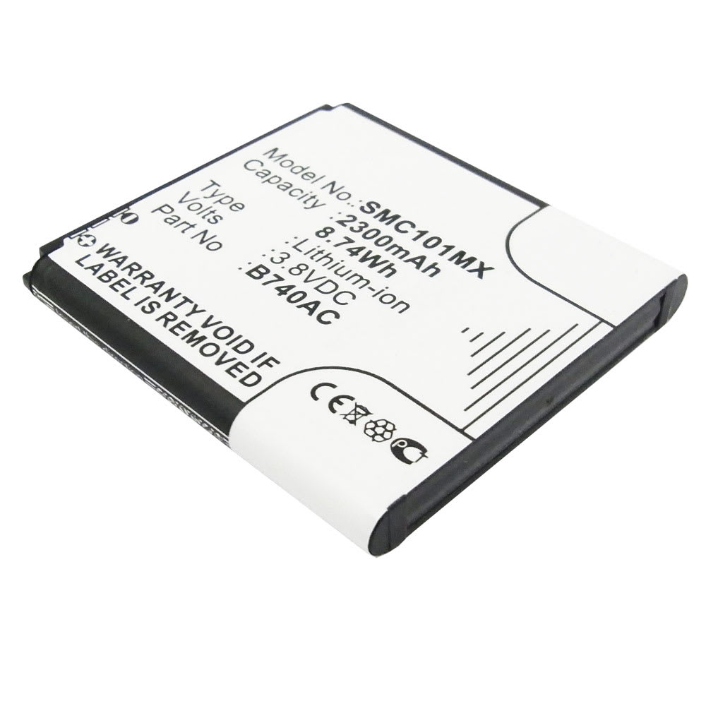 B740AE, B740AU Battery for Samsung Galaxy S4 zoom (SM-C101 / SM-C105) Smartphone / Phone Battery Replacement - 2300mAh