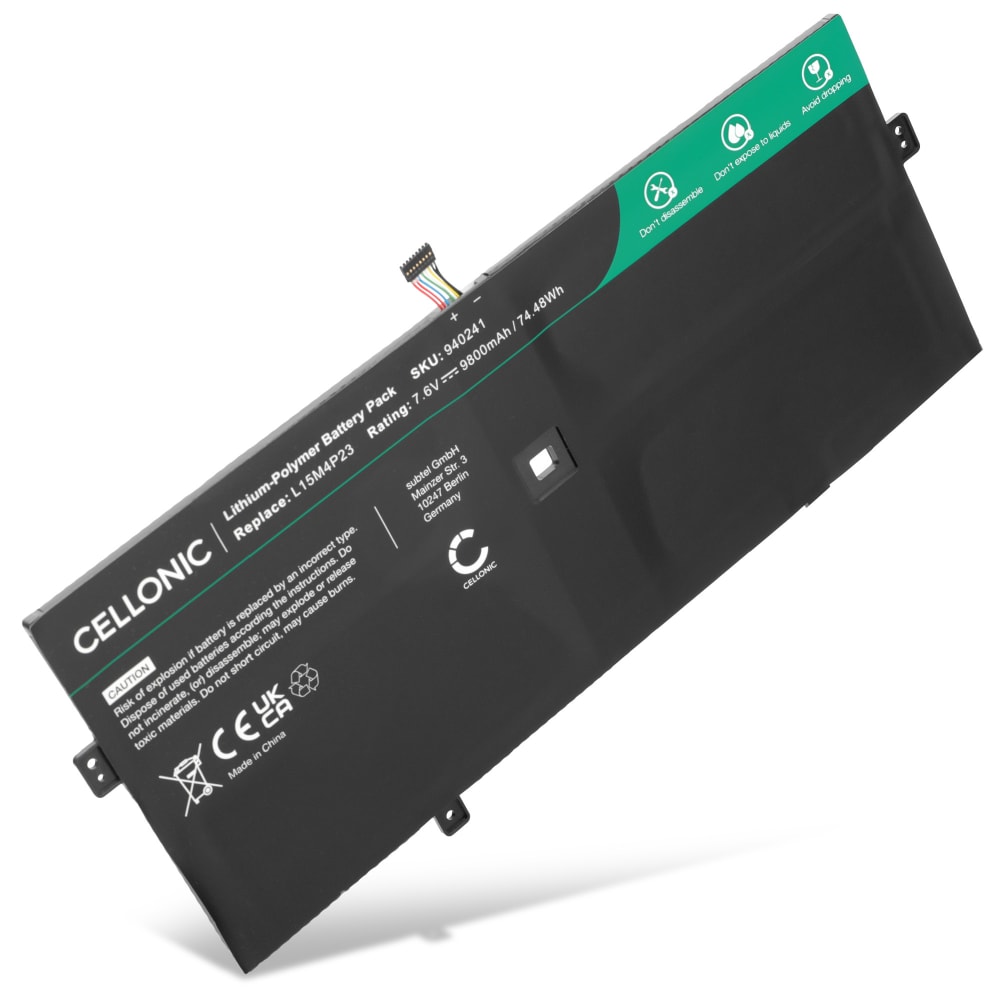 Batteri for Lenovo Yoga 910-13IKB 9800mAh 7.68V fra CELLONIC