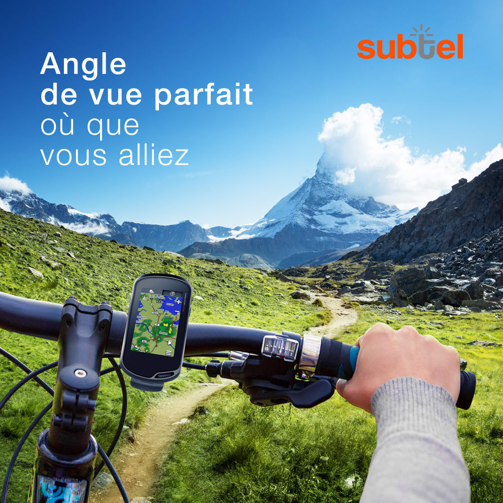 Support GPS Vélo Garmin - Compatible Oregon, ETrex, GPSMap - Lot De 5 + Serre-câbles - Fixation Robuste - 9