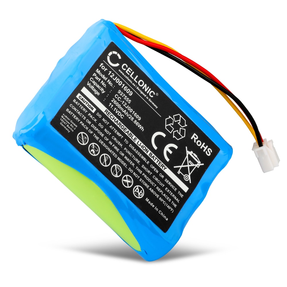 Batteri for Moneual Everybot RS700, Moneual Everybot RS500 (Moneual 12J001609) 2600mAh fra CELLONIC