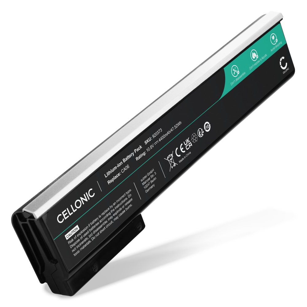 Batteri for HP ProBook 650 G1, 640 G1, 645 GO, 645 G1, 655 G1, CA06, CA06XL 4400mAh 10.8V fra CELLONIC