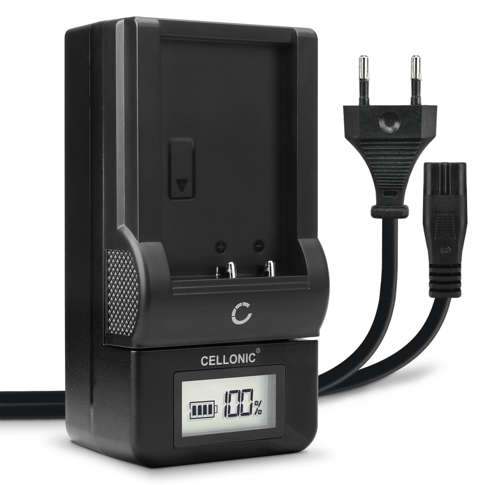 NP-BN1, NP-BN Battery Charger for Sony DSC-W830 W810 W800 W730 W570 W350 DSC-WX220 WX100 DSC-QX10 Camera Batteries from CELLONIC