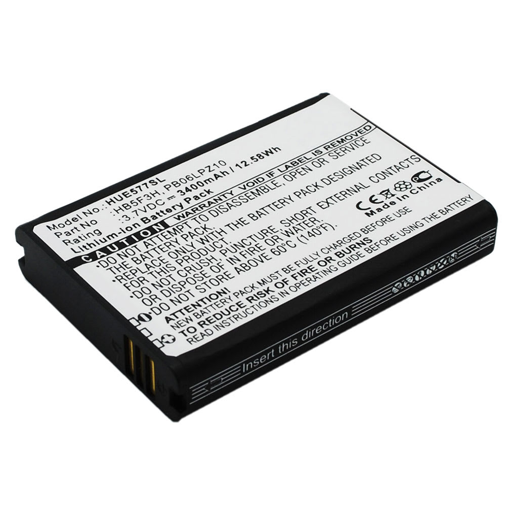 Batteria di ricambio HB5F3H, PB06LPZ10, PBD06LPZ10, HB5F3H-12 per Huawei E5372T / E5377 / E5377T / E5775 / E5372TS-32 Affidabile sostituzione da 3400mAh per router portatile hotspot mobile