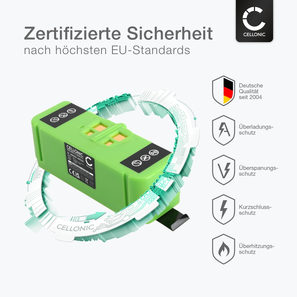 Akku für iRobot Roomba 980, 960, 965, 671, 675, 681
