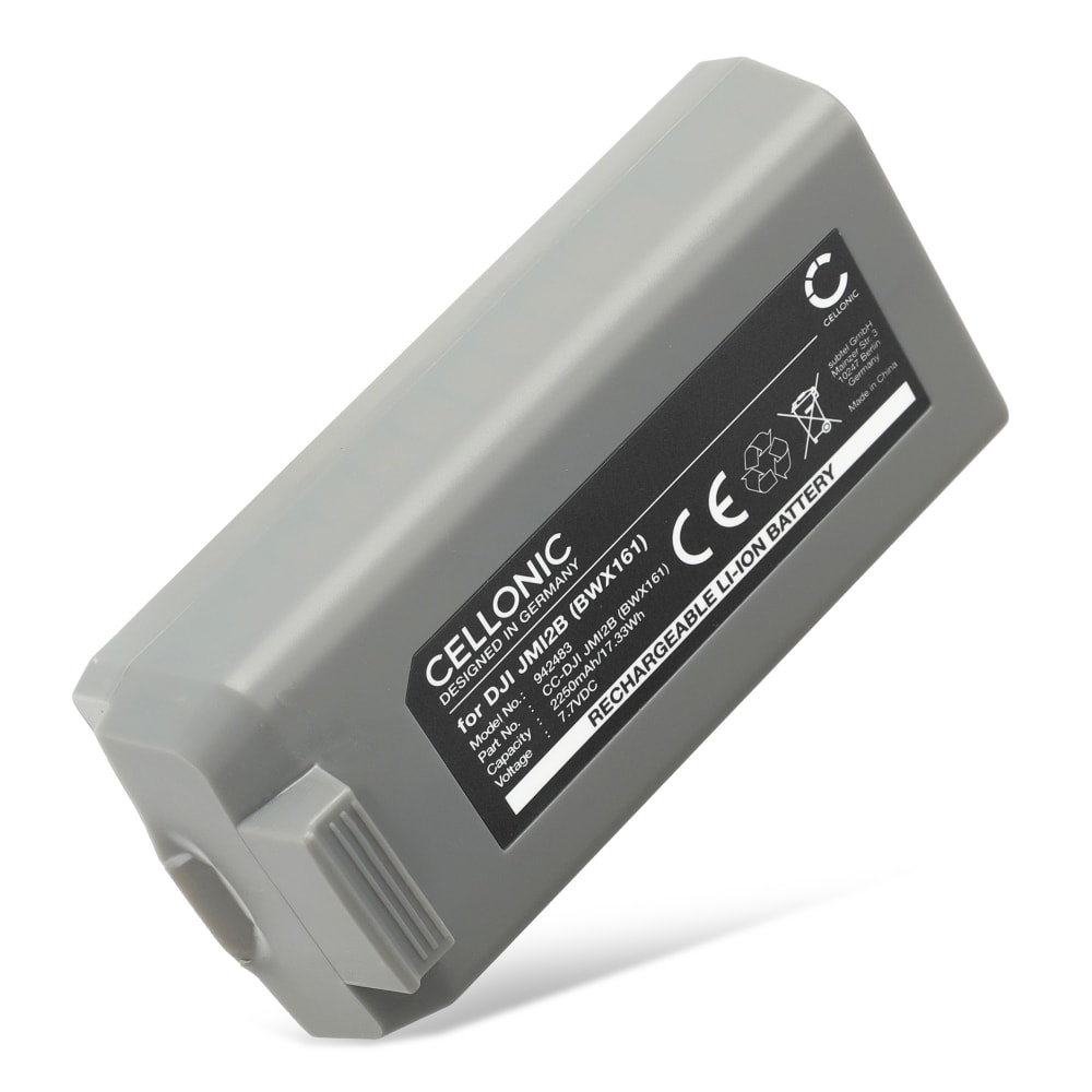 Batteri for DJI Mavic Mini 2, Mini 2 BWX161-2250-7.7 (2250mAh, 7.7V) fra CELLONIC