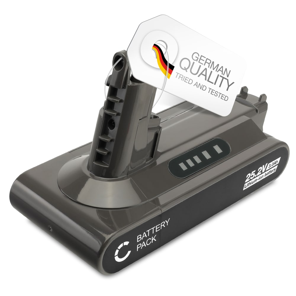 Batteri for Dyson V10, Cyclone V10, V10 Absolute, V10 Animal, V10 Origin, V10 Extra, Dyson SV12, SV27 3000mAh - Type B -  Batteri med skruer - fra CELLONIC