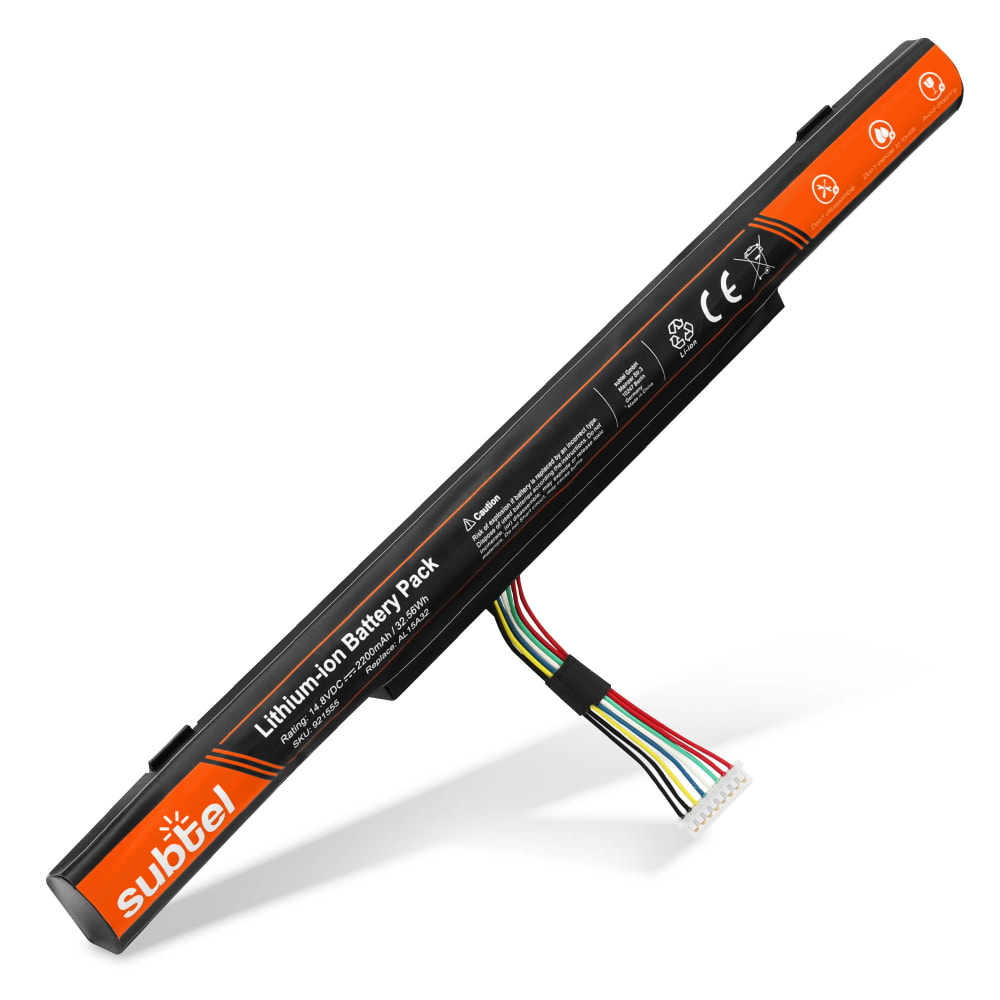 Battery for Acer Aspire E5-573, E5-573G, E5-772G, E5-422, E5-473, AL15A32, KT.00403.025 14,8V 2200mAh from subtel