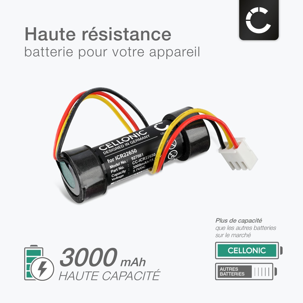 Batterie De Rechange CELLONIC Pour Harman Kardon Onyx Studio 3 - 2600mAh, 3.7V - Pour Prolonger L'autonomie De Votre Enceinte