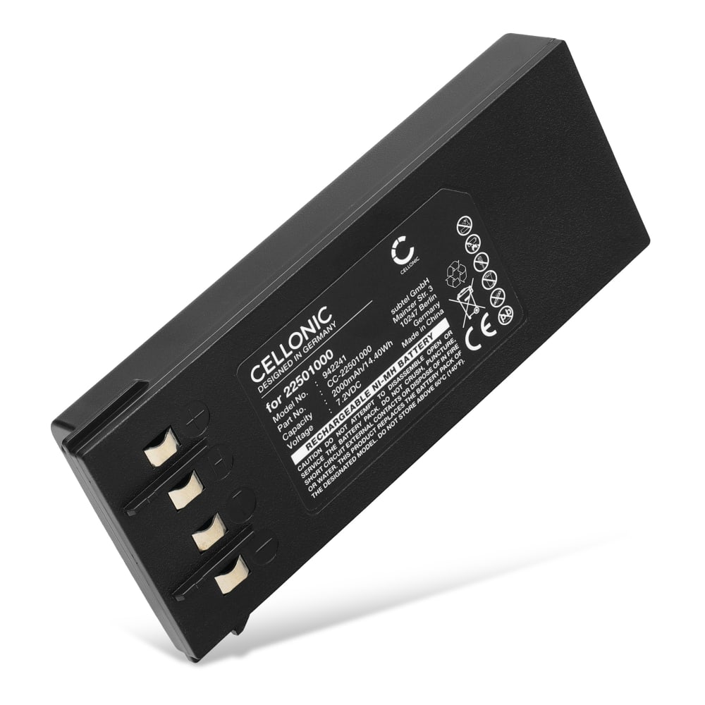 Batteri for Hiab 095, Hiab 102, Hiab 077 HIDUO, Hiab 088CL, Hiab 088 HIDUO, Hiab 099 2000mAh fra CELLONIC