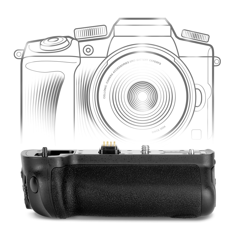 DMW-BGGH3 Batterigrep for Panasonic Lumix GH3, GH3A, GH3H, GH4, GH4A Kameraer – DMW-BLF19 Vertikalt Portrettgrep