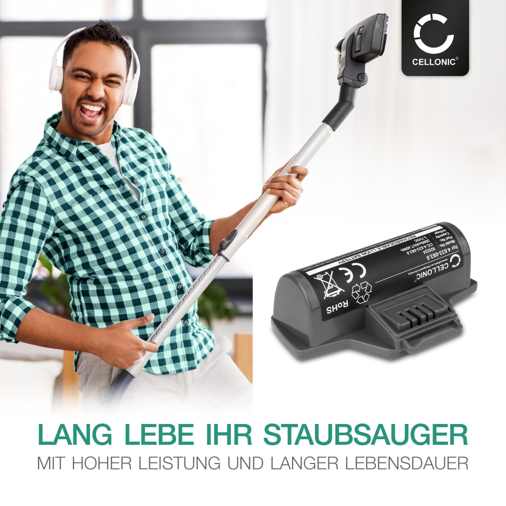 Akku für Karcher WV5, WV50, WV 5 Plus, WV55