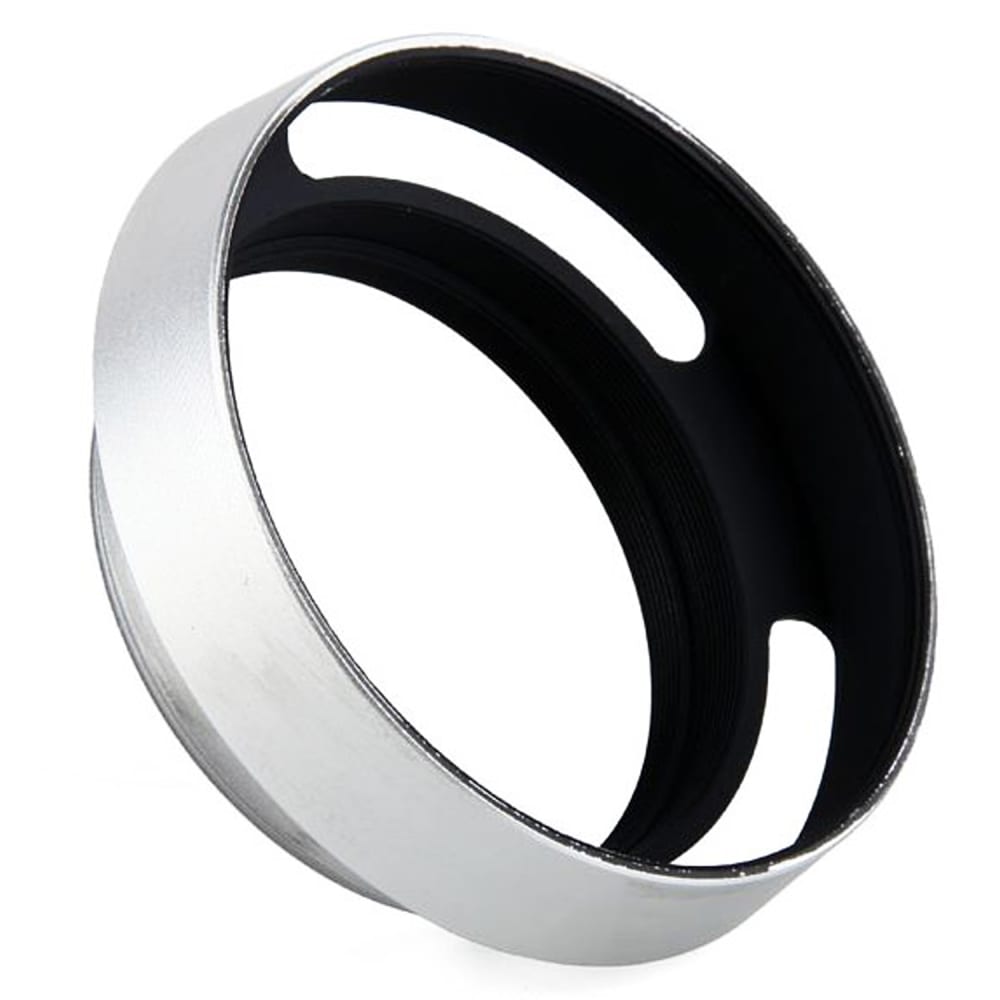 CELLONIC® Ø 40.5mm Lens Hood 40.5mm for Ø 40.5mm Metal Screw-in Cylindrical / Round Sun Shade