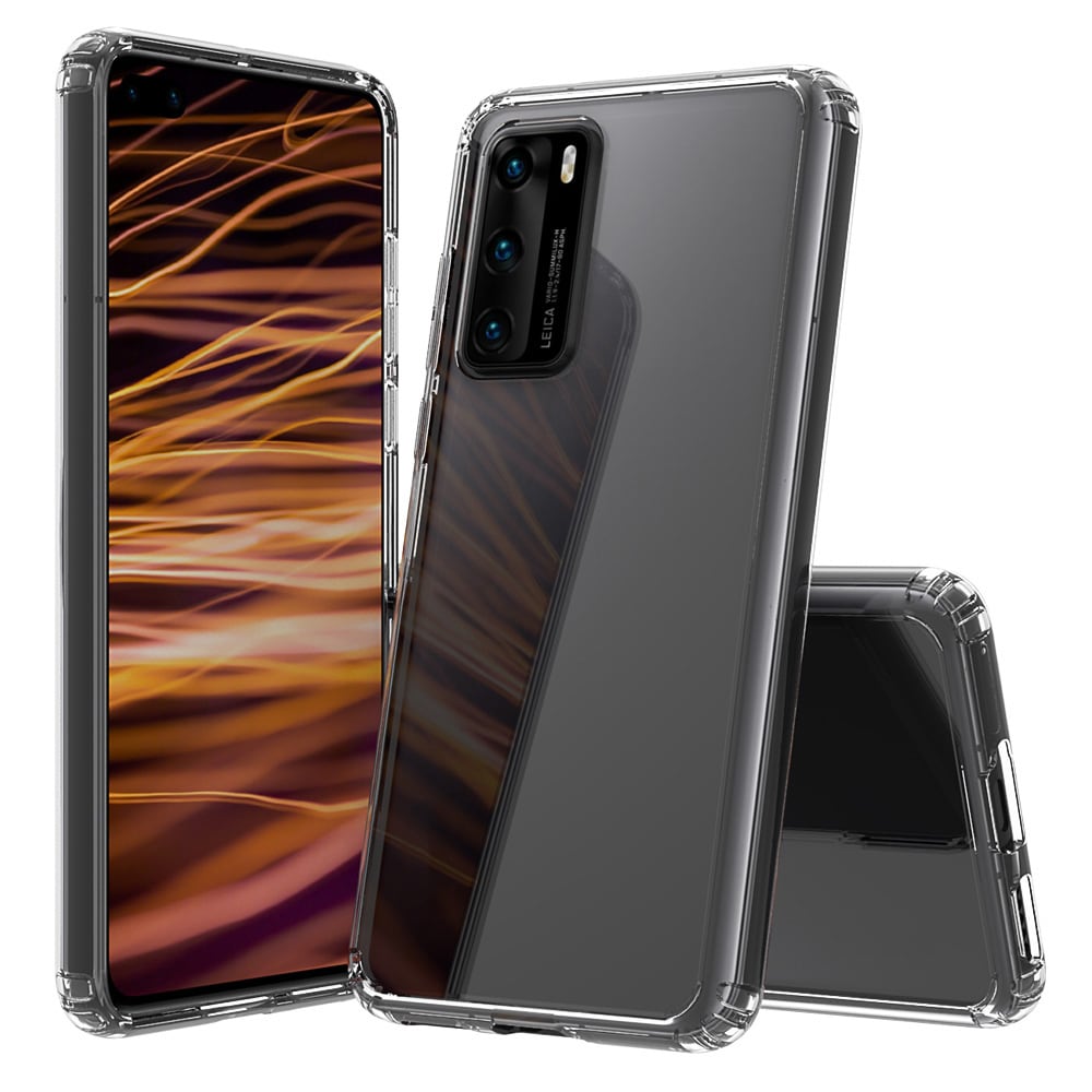 Backcover for Huawei P40 - TPU, Gjennomsiktig lomme, pocket, shell, skal