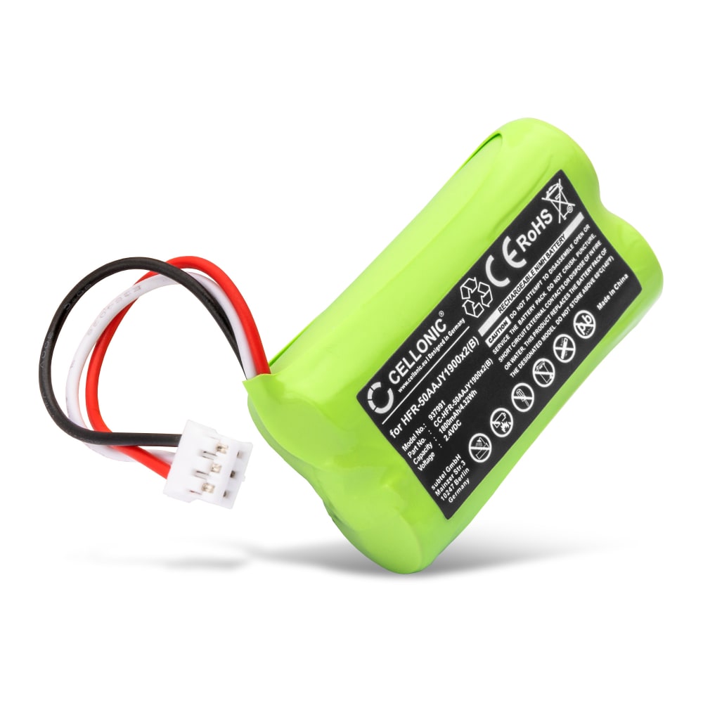 Batterij compatibel met nVidia P2920 Shield Game Controller - HRLR15/51, HFR-50AAJY1900x2(B) 1800mAh vervangende accu reservebatterij extra energie