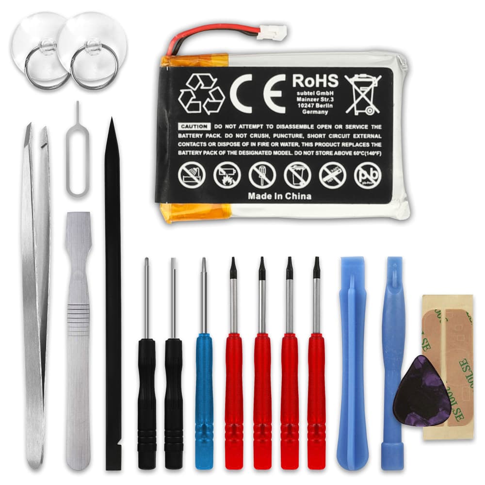 1x Batterij 230mAh+ Schroevendraaier-set