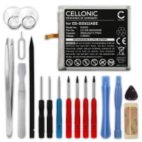 Batteri till Samsung Galaxy S24, SM-S921B, SM-S9210, SM-S921W, SM-S921U, SM-S921N, SM-S921Q, SM-S921D, SM-S921J, EB-BS922ABE EB-BS922ABE (3800mAh, 3.88V) + skruvmejsel-set från CELLONIC