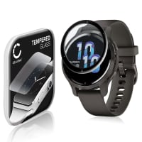 0,33mm Displayskydd / skärmskydd för Garmin Venu 2S smartwatch - 3D Full Cover 9H, Full Glue - skyddsglas för smartklocka, fitnessarmband, fitnesstracker