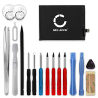 CELLONIC® Udskiftning af mobil batteri til Mi A2 Lite / Redmi 6 Pro + 17-værktøjs reparationssæt til telefoner - BN47 3900mAh
