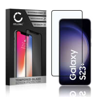 Skærmbeskytter glas til Samsung Galaxy S23 Plus - Tempered Glass (HD kvalitet / 3D Case-friendly / 0,33mm / 9H)