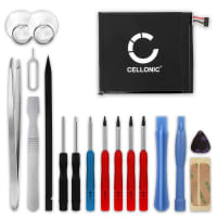 CELLONIC® Phone Battery Replacement for Alcatel 3C / A3 XL (9008 / 9008D) + 17-Tool Phone Repair Kit - CAC3000034CC, TLp030JC 2950mAh