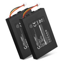 2x 533-000132 batterij voor headset Logitech G533, Logitech G933 - 1200mAh vervangende accu koptelefoon