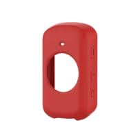 subtel® Funda Garmin Edge 530, Funda de Silicone para dispositivos GPS bicicleta - Funda protectora en rojo Back Cover Bumper Case Shockproof