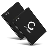 2x Batteri for Samsung Galaxy Ace Plus / Ace Duos / Mini 2 / Fame / Young / Young Duos - EB464358VU, EB464358VUBSTD (1000mAh) , reservebatteri