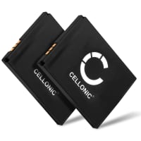 2x ersättningsbatteri 312BAT006, BAK130506 batteri för AVM Fritz Fon 2000 2446, AVM Fritz Fon C4 C5, AVM Fritz Fon FON M2 AVM Fritz Fon MT-F trådlös telefon - telefonbatteri, ersättningsbatteri