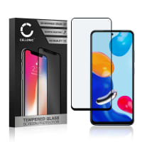 Screen Protector for Xiaomi Redmi Note 11 Phone Screen Cover - 3D Case-friendly 0,33mm Full Glue 9H Tempered Glass Smartphone Display Screen Guard Black