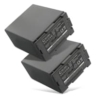 2x Batterie 5400mAh pour appareil photo Panasonic HDC-Z10000, NV-DS29, AG-DVX100 - Remplacement modèle CGR-D54s CGR-D54s