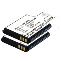 2x Batterie 361-00030-00, 010-01055-15, 010-02184-01, 010-11935-00 1200mAh pour Garmin Glo / Glo 2 -