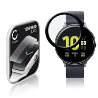 Skjermbeskytter glass Samsung Galaxy Watch Active 2 (44mm) (3D Full Cover, 9H, 0,33mm, Full Glue) Herdet Glass