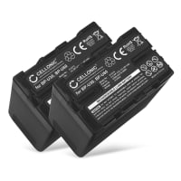 2x Batterie 5200mAh pour appareil photo Sony PMW-100, PMW-150, PMW-EX1 - Remplacement modèle BP-U30 BP-U35 BP-U60 BP-U70 BP-U90