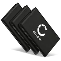 3x Batteri for Telekom Sinus 806, Snom M65, Telefunken FHD 170/5 - A051,10000058 (1200mAh) reservebatteri
