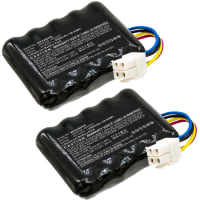 2x Battery for Worx Landroid S300, WR105SI, Landroid S Basic, WR106SI, WR102SI, Landroid S500i, WR101SI, Landroid S500i (WA3230, WA3231, 50032492) 20.0v 2500mAh from CELLONIC