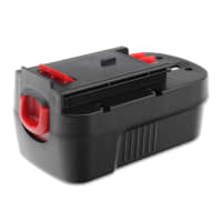 Batteria A18, A18E, FSB18 per attrezzo Black & Decker BPT318 / EPC18 / GKC18 / GLC2500 / NSW18 / XTC18BK Affidabile batteria di ricambio da 3Ah NiMH con ridotto effetto memoria per utensili Black & Decker