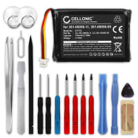 Batteri for Garmin Camper 770 LMT-D0 Nüvi 42 Nüvi 2689 2689LMT 750mAh + Verktøy fra CELLONIC