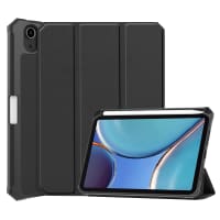 Funda de tablet para Apple iPad Mini 6 (2021) - A2568, Funda libro de Cuero artificial, Protector para tablet con función de soporte de color negro, Flip Cover Bookstyle - Funda con tapa para tablet PC