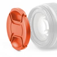 Tappo Obiettivo (frontale) per Ø 58mm (E-58 II, FLCP-58, LC-N58, LC-58, DMW-LFC58, O-LC58, ED-LC58BW, LCF-58), Snap-On: Pinch centrale Coperchio, Copertura, Cover, Cap