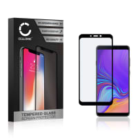 Panssarilasi puhelimeen Samsung Galaxy A9 (2018 - SM-A920) - 3D Case-friendly, 9H, 0,33mm, Full Glue, Musta, CELLONIC®