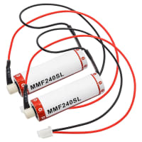 2x Batterij compatibel met Mitsubishi F1, F2, FX, FX1, FX2, FX2C, FX2N - F2-40BL, PM-20BL, T2282 1800mAh vervangende accu reservebatterij extra energie