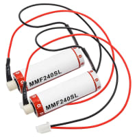 2x F2-40BL, PM-20BL, T2282 Battery for Mitsubishi F1, F2, FX, FX1, FX2, FX2C, FX2N 1800mAh Battery Replacement F2-40BL, PM-20BL, T2282